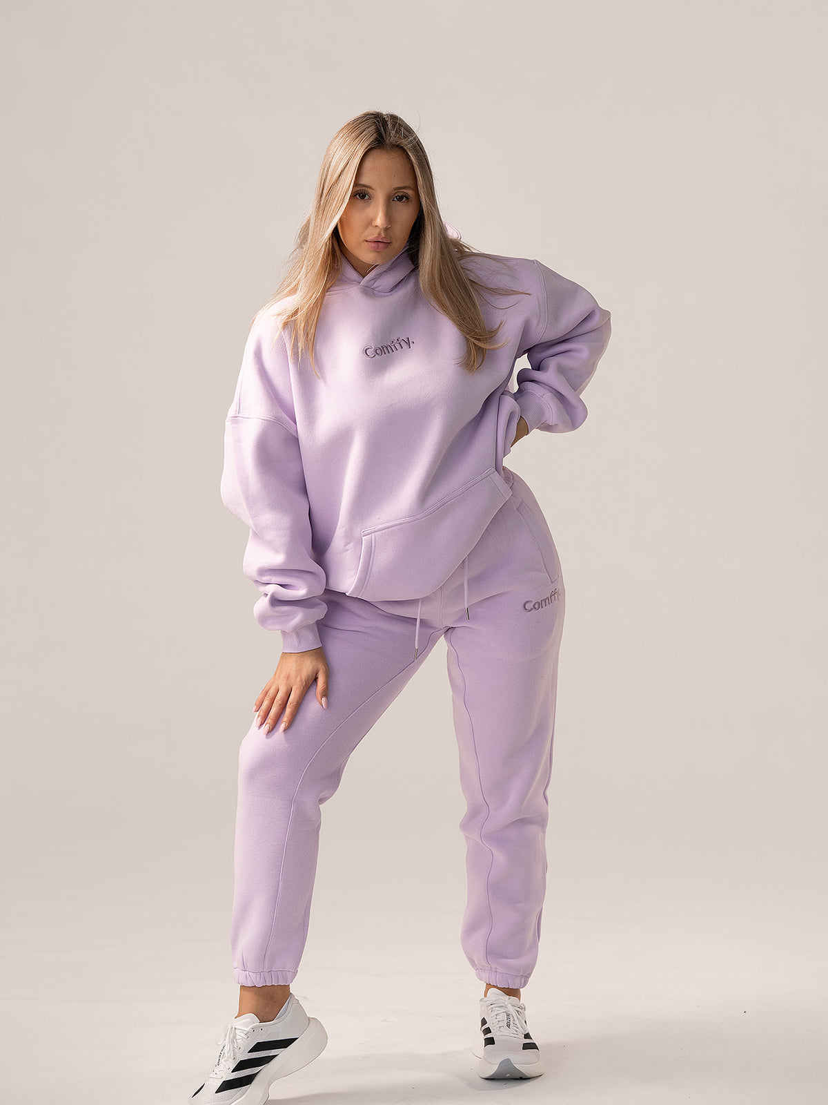 Bluza z kapturem - lilac