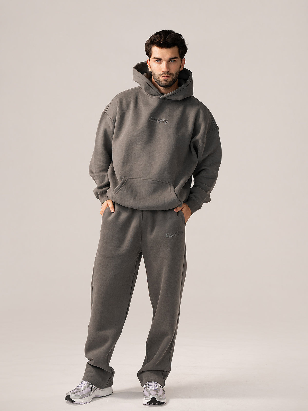 Bluza z kapturem - graphite